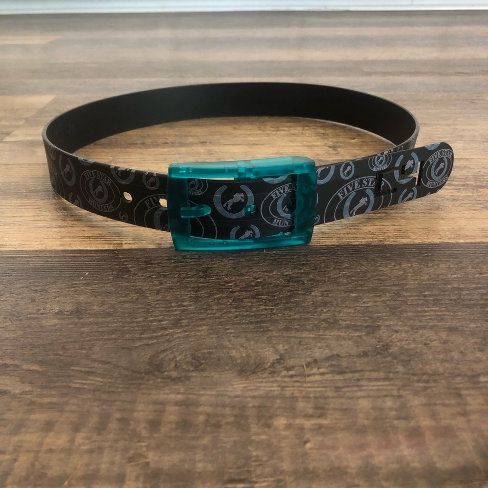 Belt Choose your color. Choose your cause. Black/turquoise with horse